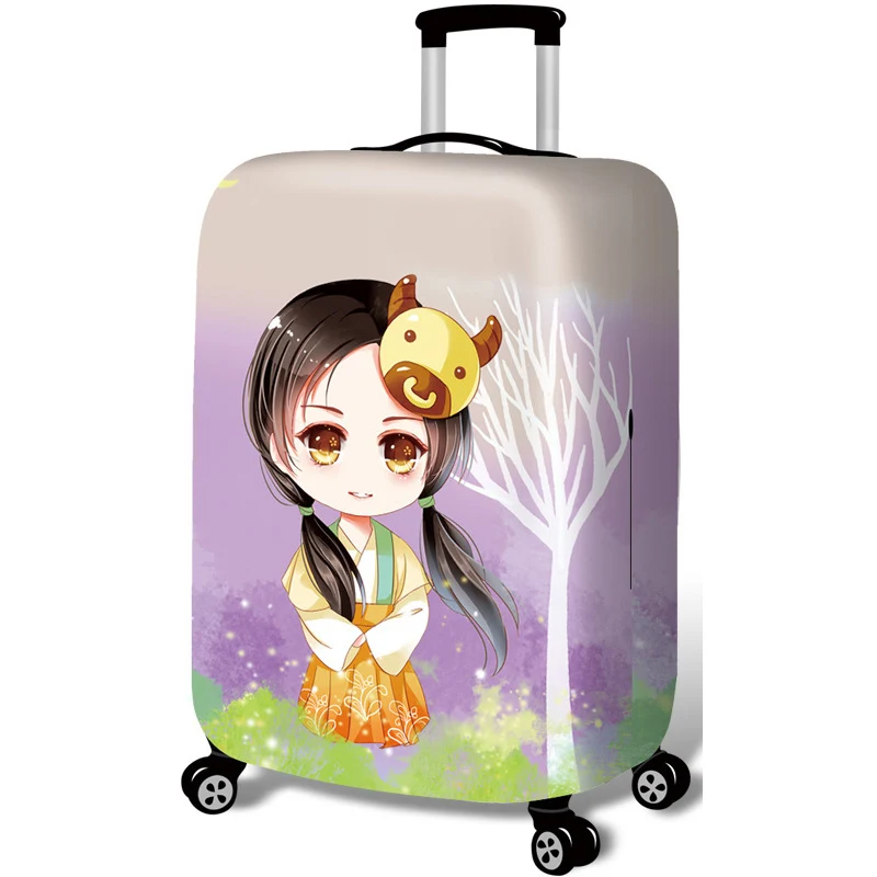 Luggage Protective Cover 18-30 inch Trolley Suitcase Protect Dust Bag Case Child Cartoon Travel Accessories Elastic Perfectly Luggage Protective Cover 18-30 inch Trolley Suitcase Protect Dust Bag Case Child Cartoon Travel Accessories Elastic Perfectly