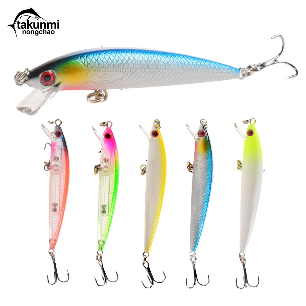 

Fishing Lure Hard Bait 7.2cm 5g Minnow Crankbait Wobblers Peche Bass Artificial Baits Pike Carp Lure Swimbait Boat Fishing WS-90