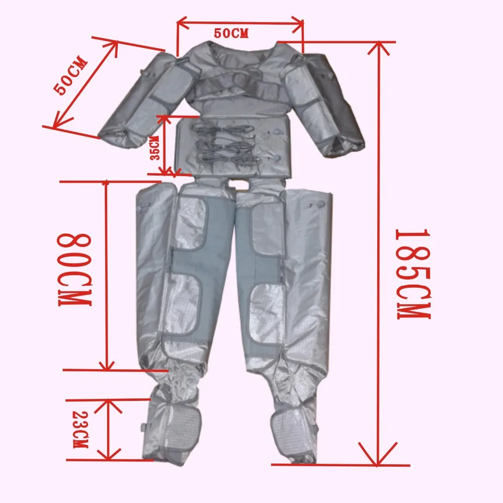 2 в 1 Дальний Инфракрасный лимфодренаж воздуха давления релаксации костюм лимфатический массаж удаление жира красота устройства