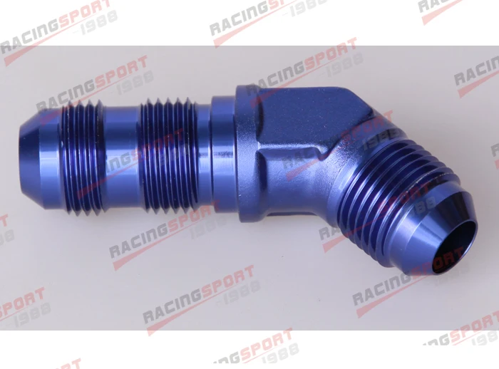 

AN -6 (AN6 AN 06 6AN) 45 degree Bulkhead Fitting adapter