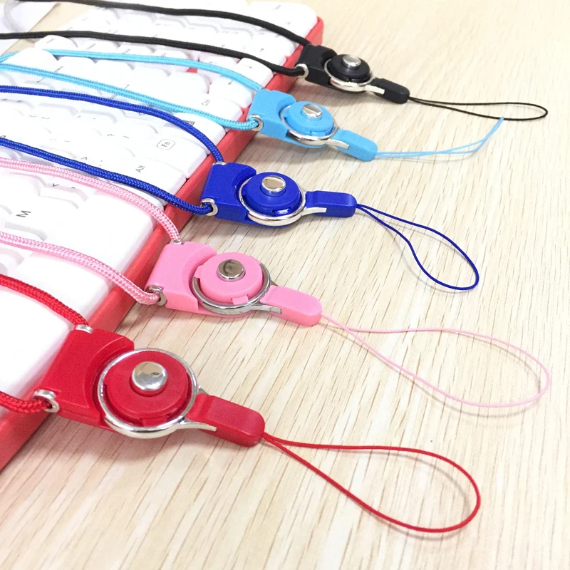 

Geruide Security Phone Lanyard 360 Rotating Buckle Split lanyard Long Neck Hanging Detachable Strap for Huawei phone Case strap