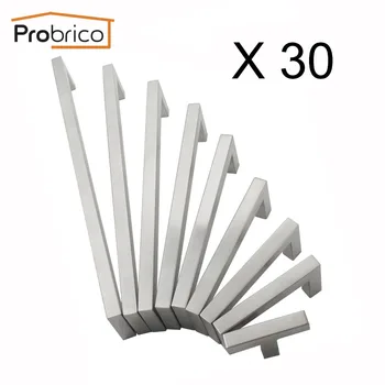 

Probrico Modern Square T Bar Furniture Knobs And Handles Kitchen Dresser Closet Cabinet Pulls Stainless Steel Door Hardware