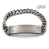 Stainless Steel Antique Link & Chain Bracelets for Men Jewelry Element Punk Style Faceted Desgin Mela Mens Chain Bracelets ► Photo 2/6