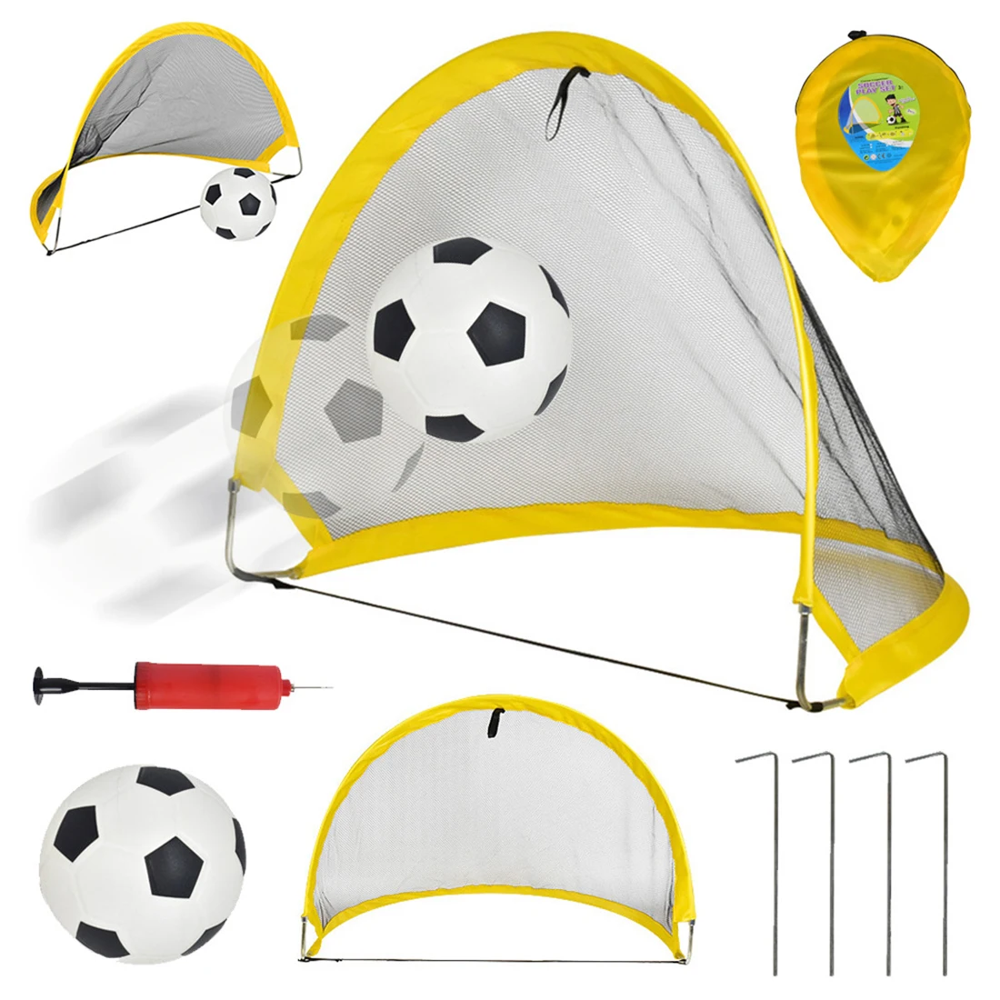 

75cm Folding Football Door Sport Soccer Gate Toy with Football for Children