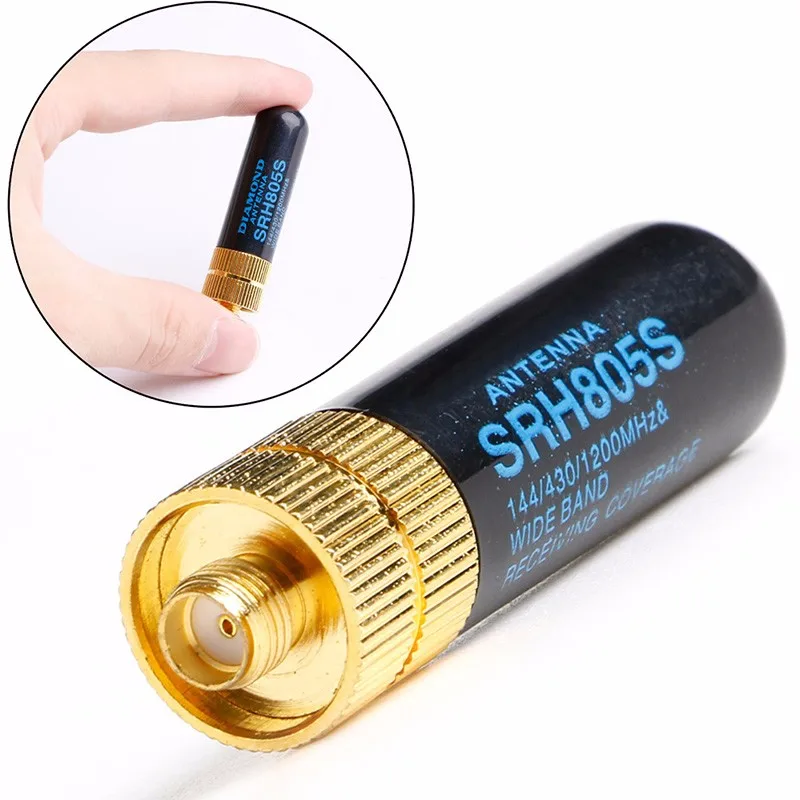 1 PC DIAMOND SRH805S SMA-F Female Dual Band Antenna Baofeng GT-3 UV-5R BF-888s Radio