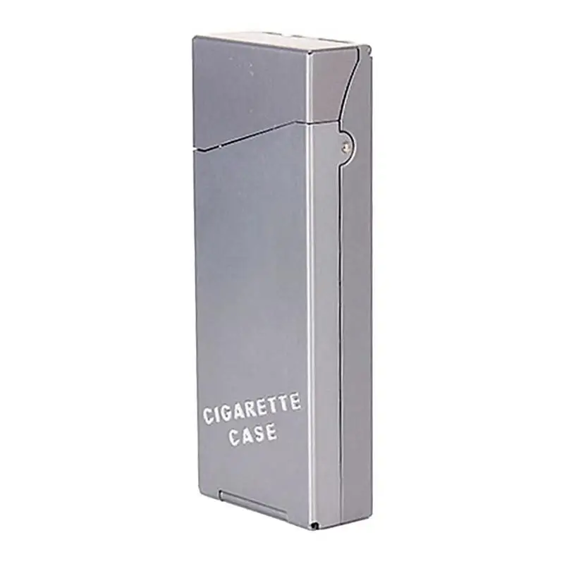 

Black Cigarette Box Portable Lady Women Slim Aluminum 20 Pieces Cigar Cigarette Tobacco Holder Storage Case Pocket Box XN254