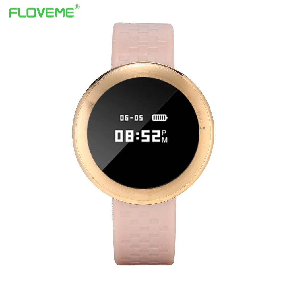  FLOVEME Мода Смарт Часы Сердечного Ритма Монитор IPS Экран с Сердечного Ритма Фитнес Tracker IOS Android-Совместимый 