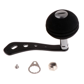 

Single Knob Aluminum Alloy Fishing Handle Reel Replacement Baitcasting Accessory