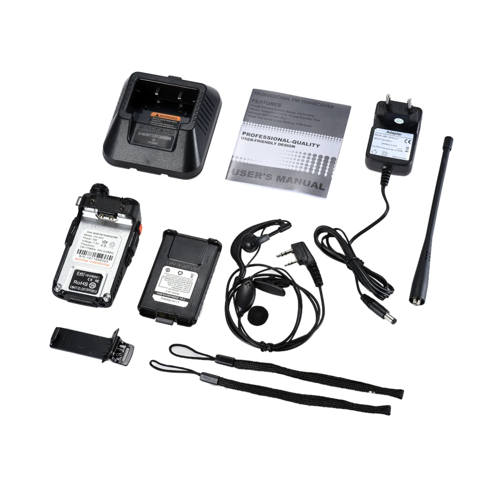 BaoFeng UV 5RC обновленная версия иди и болтай Walkie Talkie UHF VHF Dual Band двухстороннее радио 5r