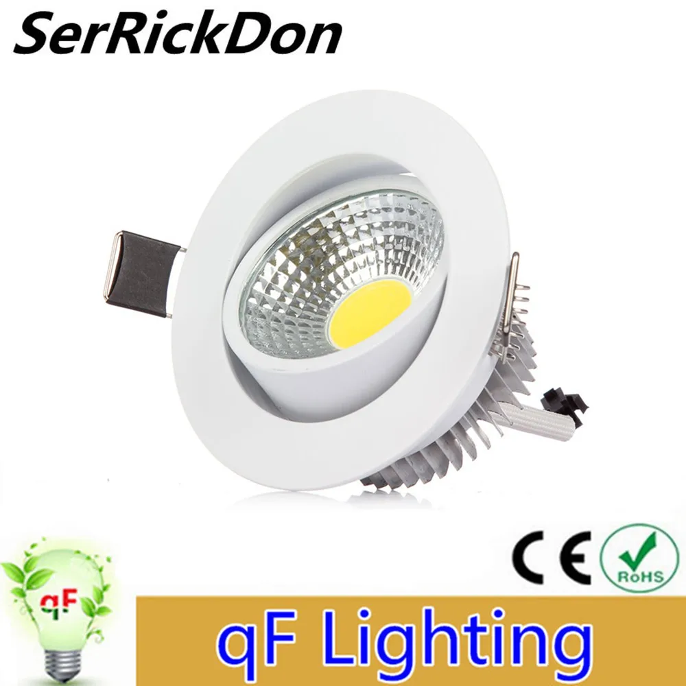 1pcs Dimmable LED Downlight 3W 5W 7W 10W Spot LED DownLight Dimming 110