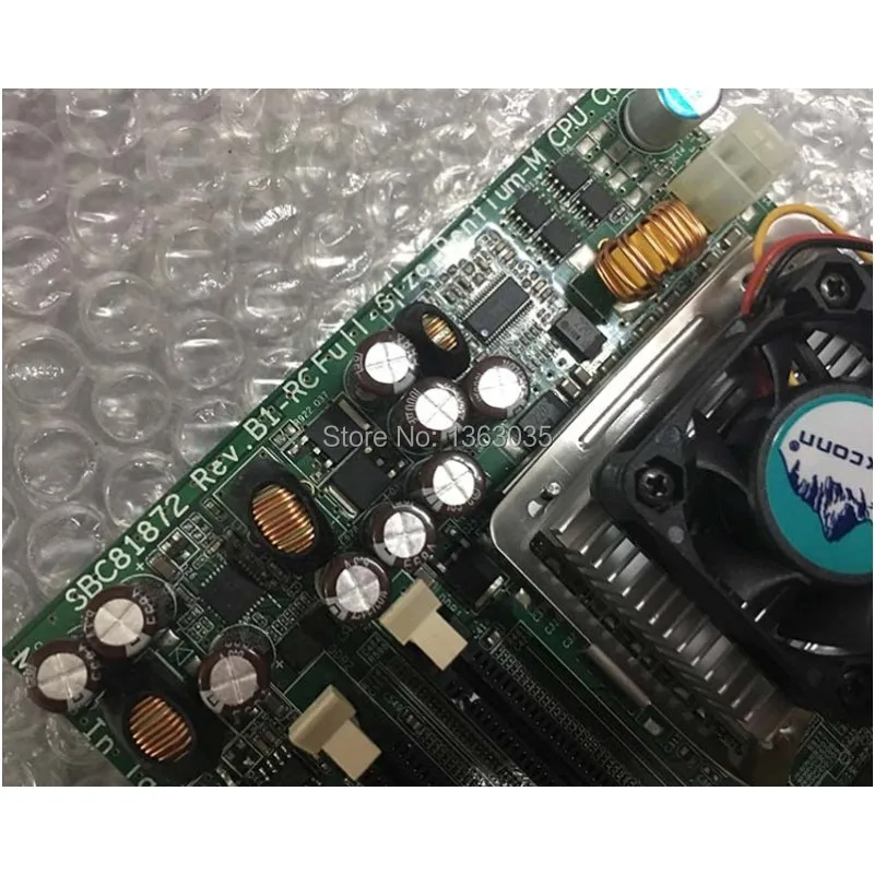 DHL EMS- SBC81872 Rev. B1-RC полный размер Pentium-M cpu Card Промышленная материнская плата протестированная Рабочая