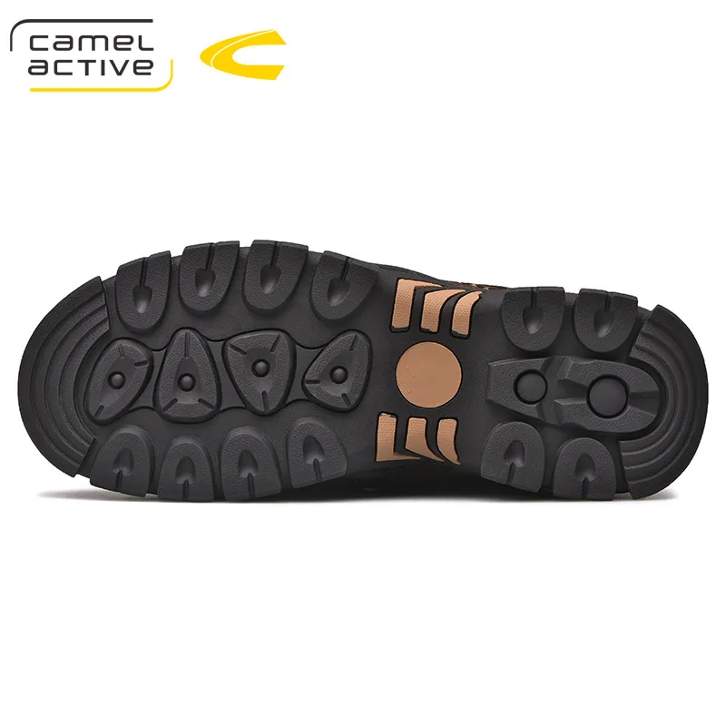 Camel Active/новые уличные мужские зимние ботинки; теплые ботинки из натуральной кожи и шерсти; прогулочная обувь; зимние ботинки; ботильоны в байкерском стиле