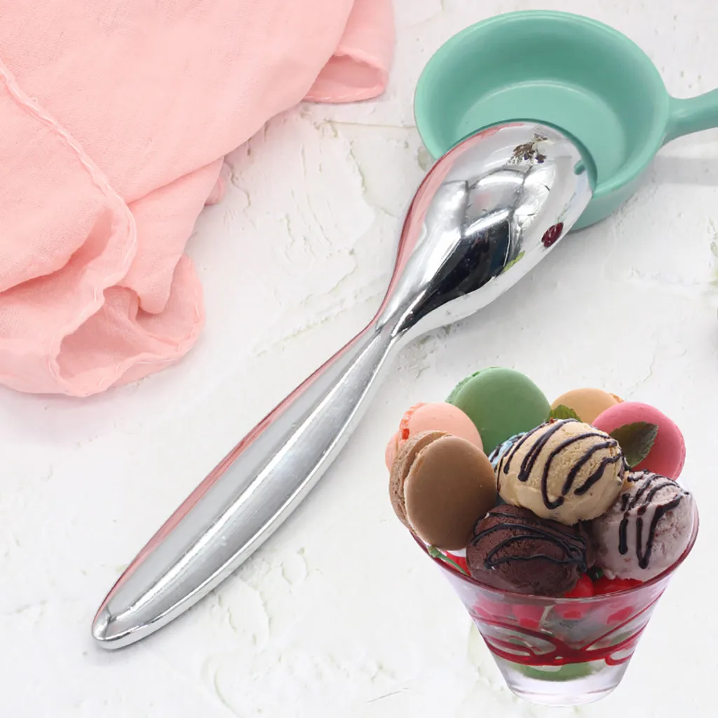 Ice Cream Scoop Stainless Steel Ice Cream Scoop for Mash Fruit Food Spoon Kitchen Tools