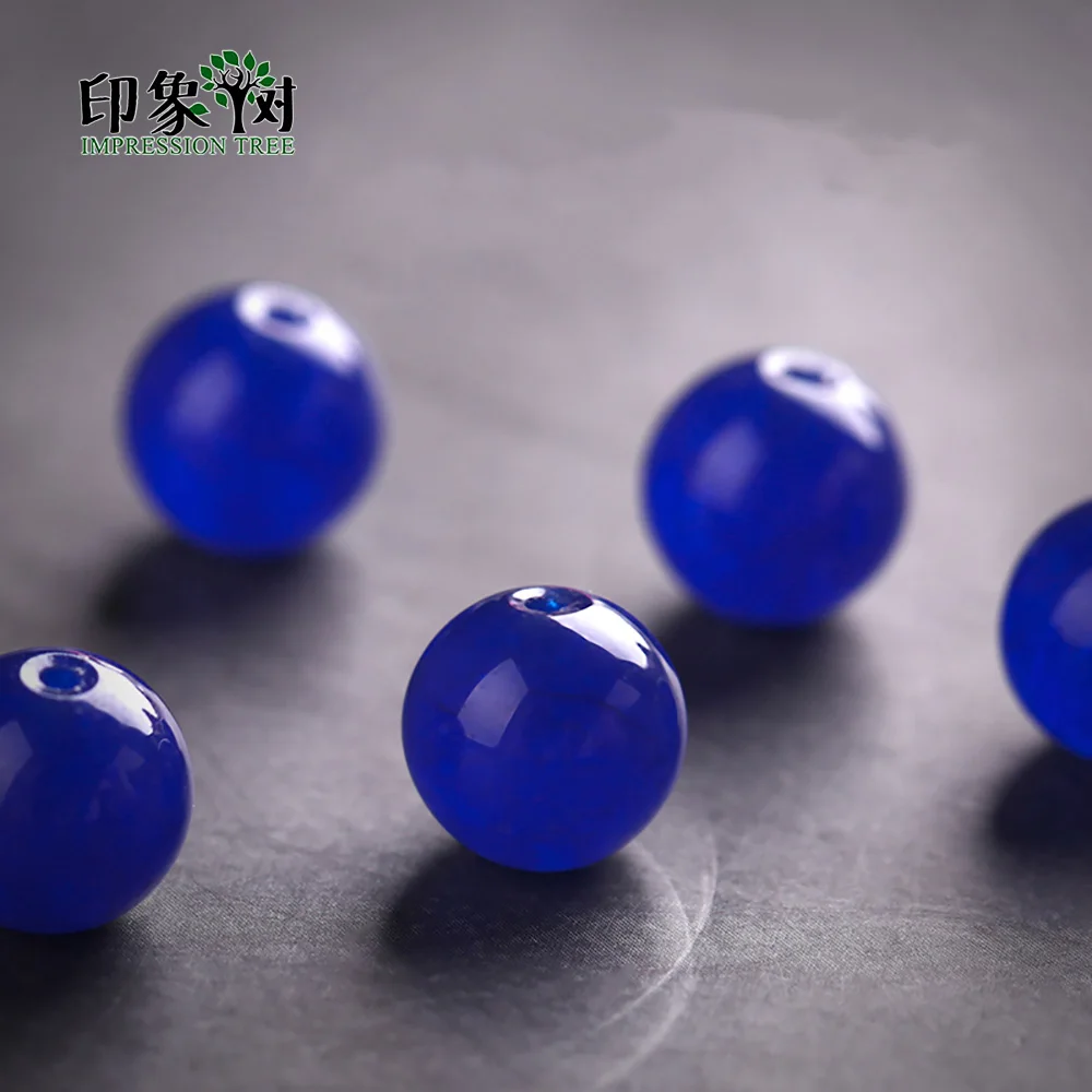 

4/6/8/10/12/14mm Synthetic Lapis Lazuli Stone Beads Round Smooth Pick Size Loose BeadsFit Necklace For DIY Jewelry Making 1893