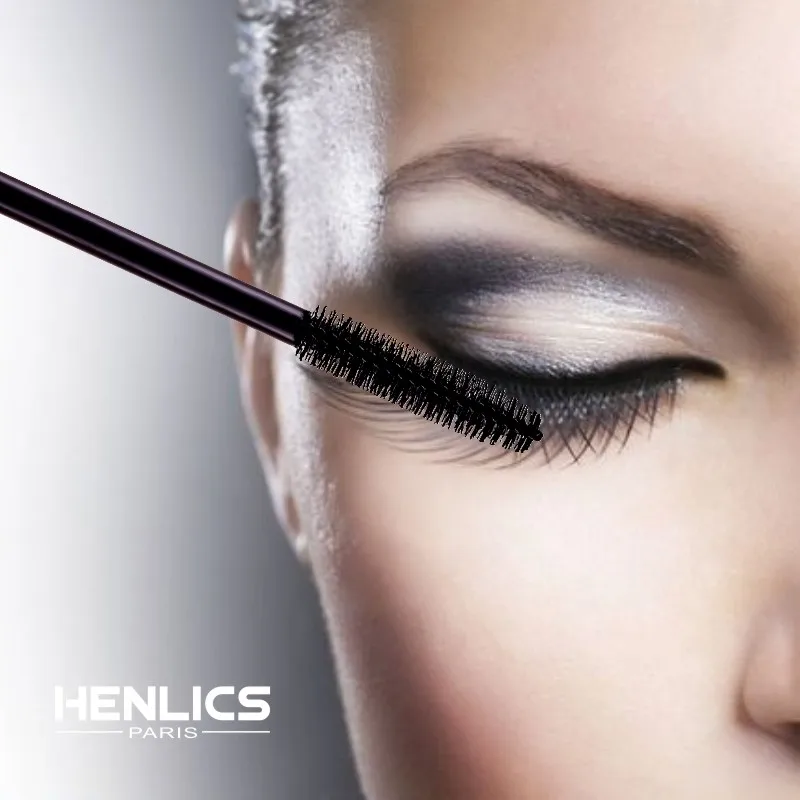HENLICS Super Volume Black Waterproof Glamour Mascara Natural Thicken Lengthen Eyelash Makeup Mascara (3)