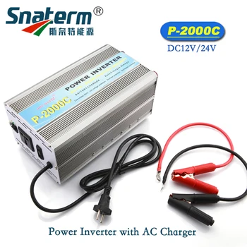 

P-2000C 2KW/2000Watts Solar PV off grid Modified Sine wave Inverter DC 12V/24V AC 220/230/240V,50/60HZ with AC battery Charger
