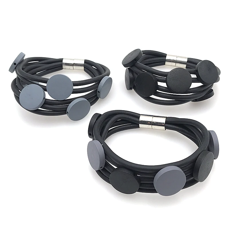 

YD&YDBZ 2019 New Europe Style Handmade Leather Bracelets For Women Adjustable Bracelet Wood Birthday Gift 4 Color Jewellery Punk