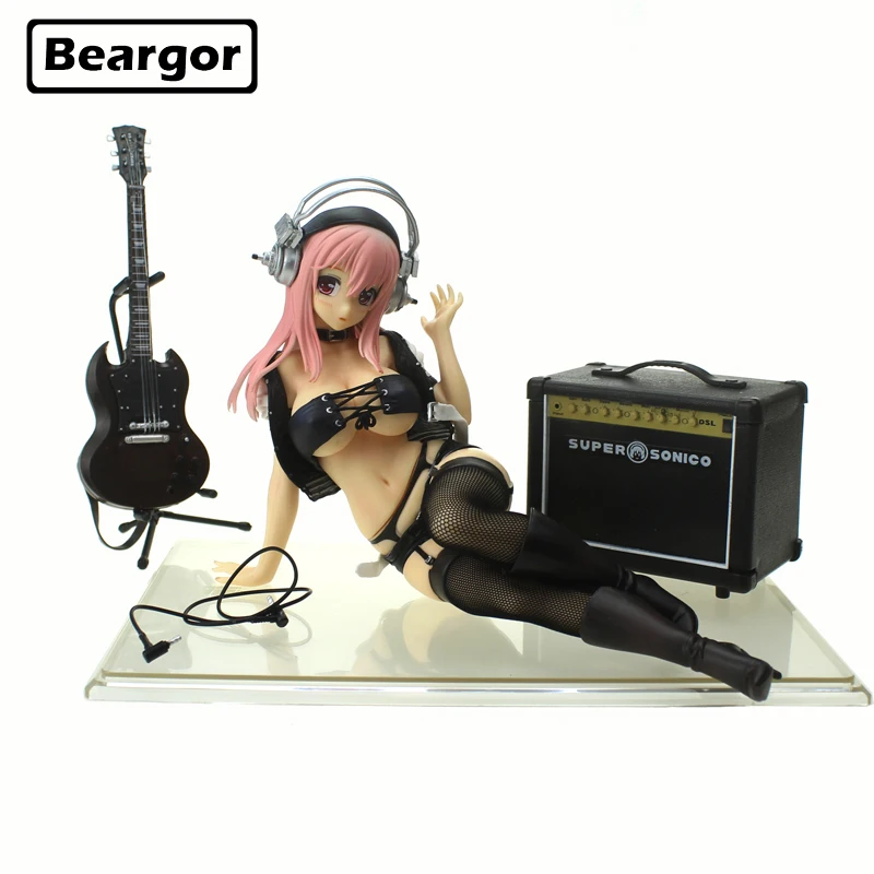 

5" Super Sonico After the Party Ver. 1/6 Scale Boxed 13cm PVC Anime Sexy Girl Action Figure Collection Model Doll Toys Gift