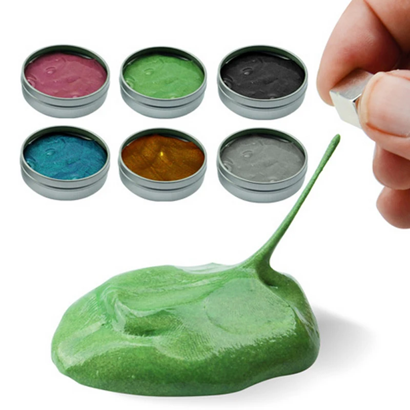 2017 New 6 colors novelty Funny font b Toys b font Rubber Mud Strong plasticine Putty