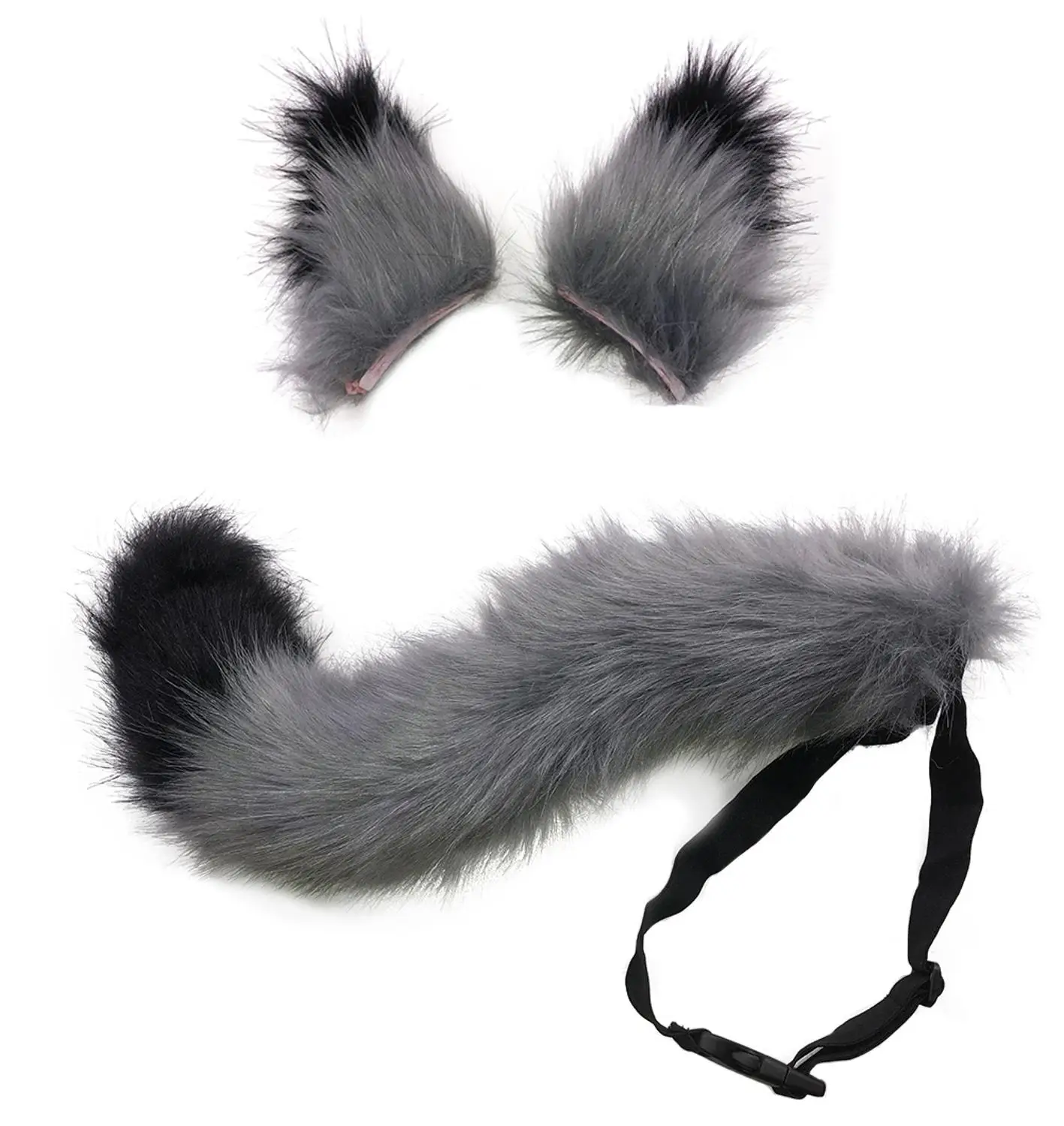 JUNBOON 26 Inch fox Ear Tail Set for Adult/Teen Cosplay Party costume