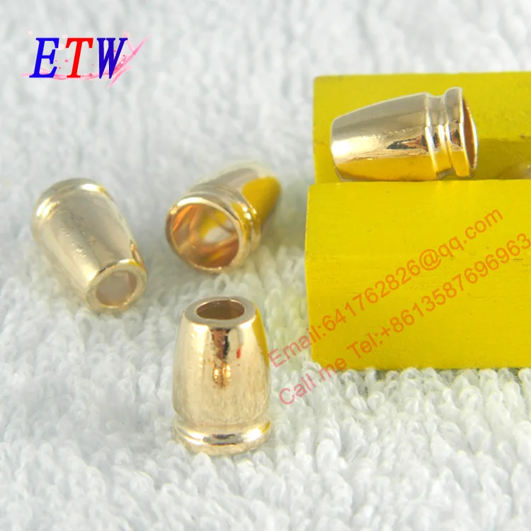 

Free shipping! Fashion Alloy Cord End good Plating big size shiny 50pcs/lot DIY Jewelry Findings bag Garment Accessories