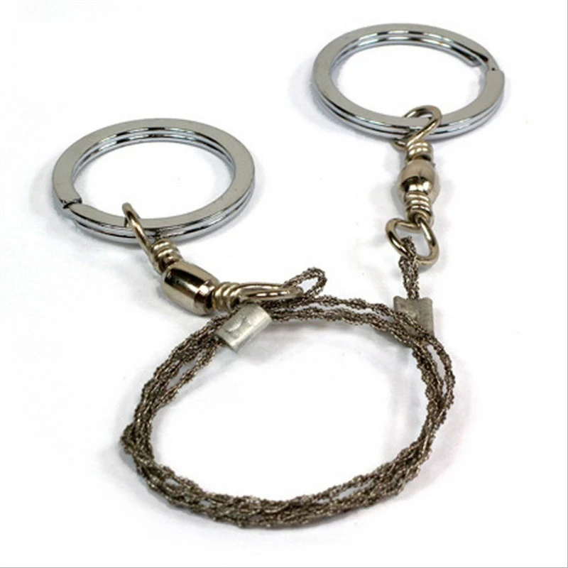 

Outdoor Camp Stainless Steel Wire Saw Survival Portable Self Defense Hiking Hunting Chainsaws Hand Saw Fret Saw Tools Hot sale