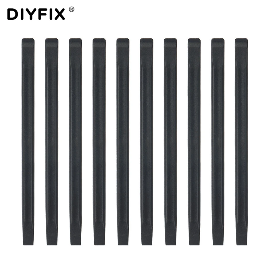 

DIYFIX 10Pcs Anti-static Nylon Probe Plastic Spudger Pry Tool for iPhone Mobile Cell Phone Repair Opening Tool Set