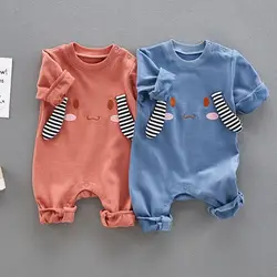 AD хлопок натуральной ткани качество; детские комбинезоны; Одежда для маленьких мальчиков и девочек одежда