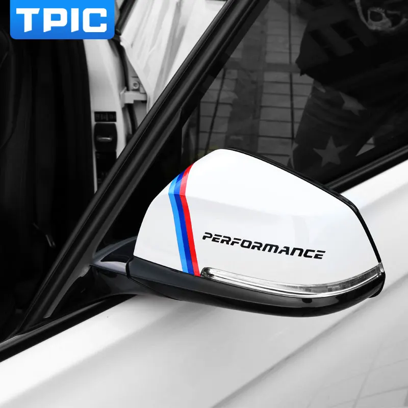 2PC New Style Rearview Mirror Stickers Decoration For bmw e90 e46 f30 f10 f07 f34 x1 x3 x4 x5 e70 f15 x6 f16 M3 M5 Car Styling | Автомобили
