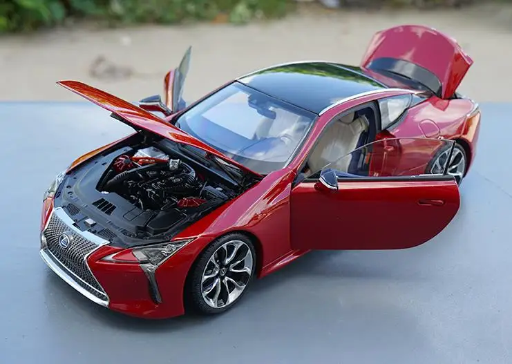 Высокая имитация LEXUS LC500h Коллекция Модель 1:18 Расширенный сплав модель автомобиля, литая металлическая модель игрушечного автомобиля