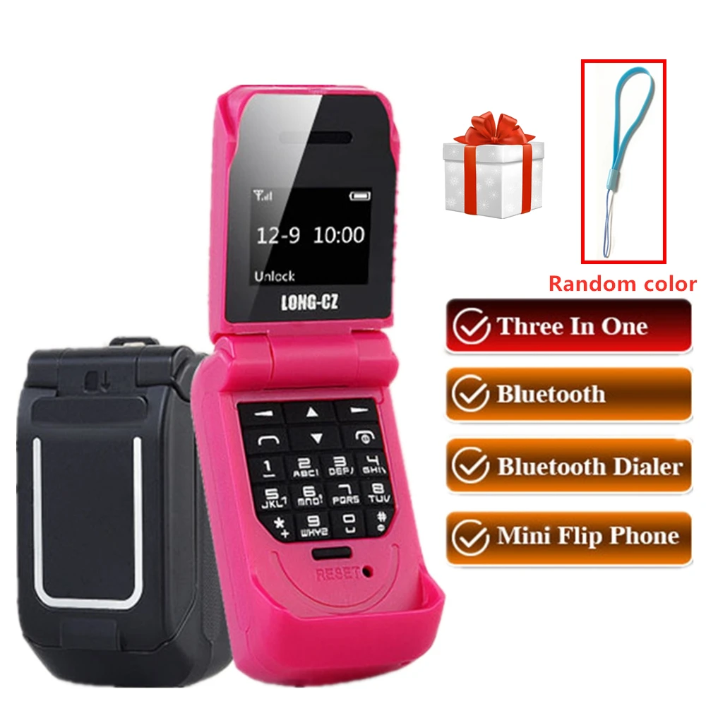 

smallest mobile Phone LONG-CZ J9 0.66" mini Screen cellphone wireless Bluetooth Dialer Magic Voice change FM Radio SOS Celular