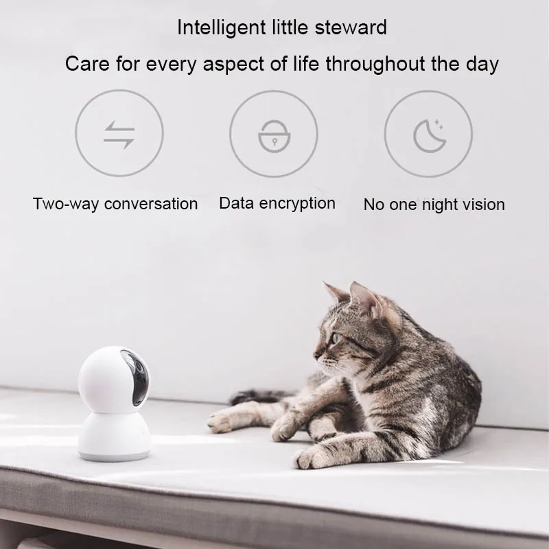 Xiaomi Mijia детский спальный монитор беспроводная домашняя умная камера панорамная 360 градусов Инфракрасный камера ночного видения
