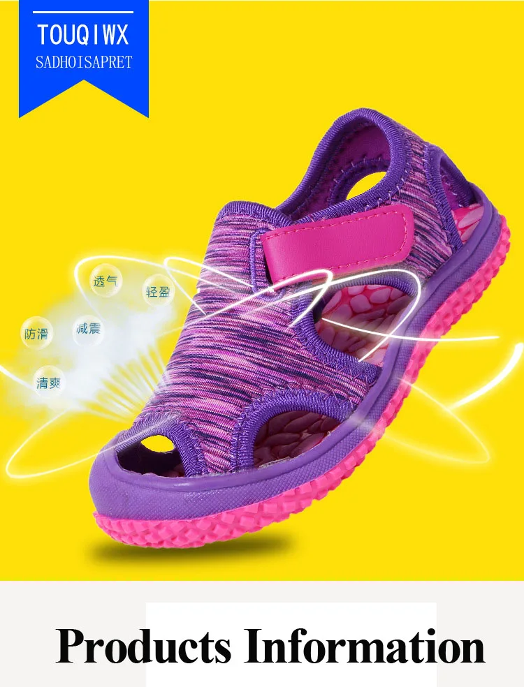 Sapatos de Bebê Sapatos de Praia Novas Crianças Camuflagem Sandálias Macias Verão Meninas Toe Proteger Meninos Fundo Macio Antiderrapante Moda Esportes 8 toe proteger sapatos de bebê meninos fundo