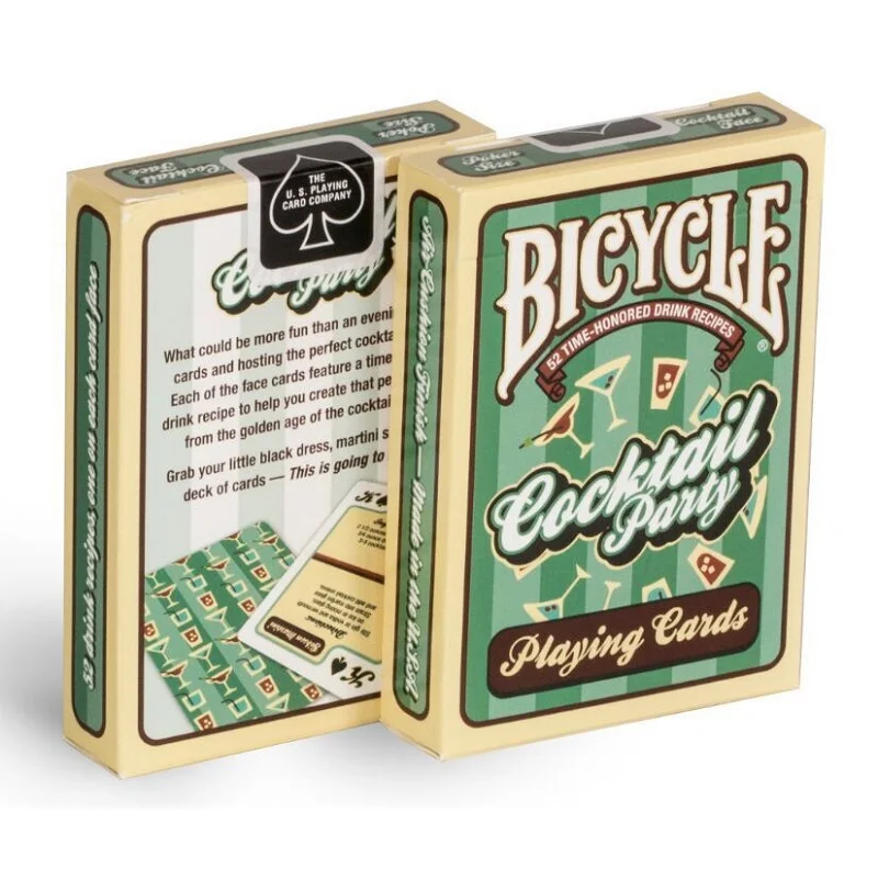 Bicycle Cocktail Party Playing Cards Drink Recipes Poker Size USPCC