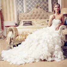 Las Mujeres Vestido Largo De novia de Mariage Vestido De Noiva Vestidos de Novia Barato Ropa de China Barato ropa de china Robe De Vestidos de Fiesta 2