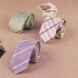 31 цветов мужские галстуки Стройный 6 см модные дизайнерские полиэстер Шелковый плед Бизнес галстук Gravatas для мужчин 100 шт./лот Fedex
