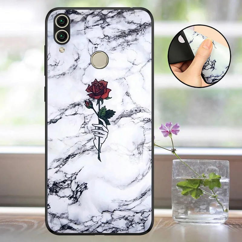 

Matte Case Huawei Honor 8C Case Cover 6.26 Soft TPU Silicone Honor 8C Bumper On Huawei Honor 8C BKK-L21 Phone Case Bace cover