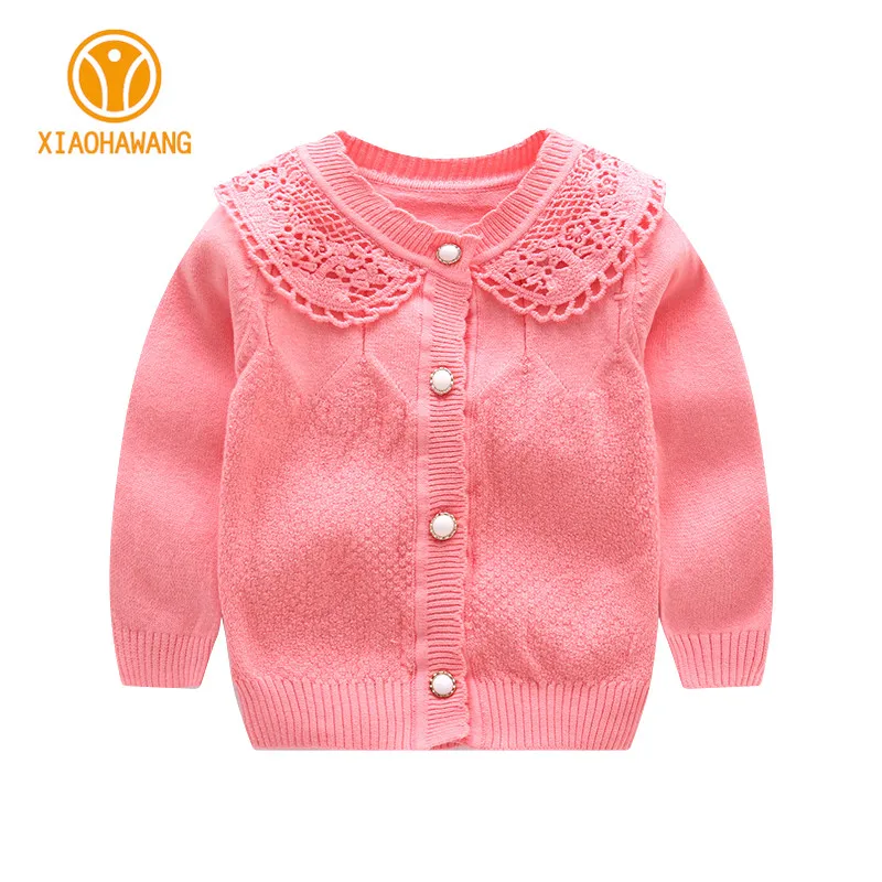 O Neck Baby Girls Sweater Long Sleeve Baby Sweaters Knitted Cotton Infant Coat Girls Cardigan Sweaters 2017 Baby Girls Clothing (6)