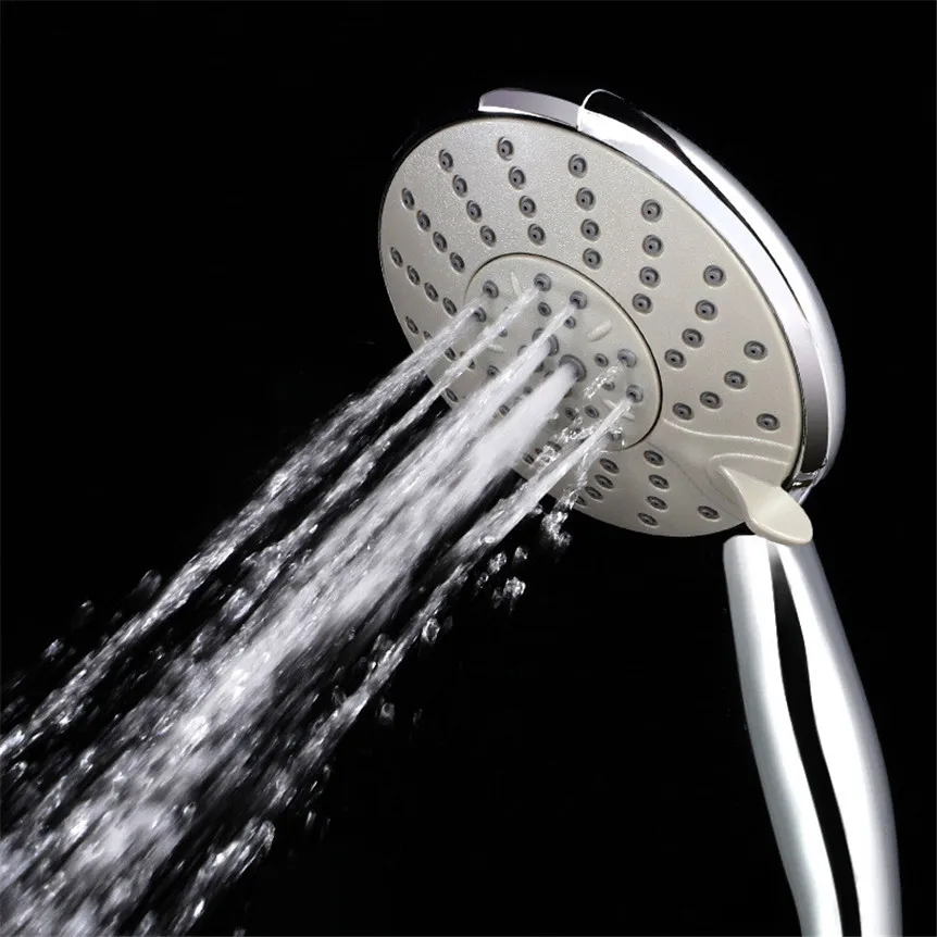 Adjustable 7 Mode Handheld Shower Head Water Saving Filter Spray Nozzle High Pressure Bath Head Bathroom Accessories 0613