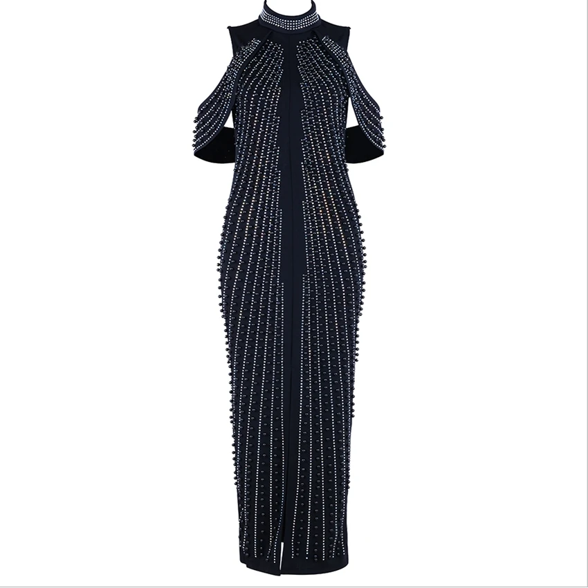2019 Elegante Luruxy Kralen Zwart Roze Wit Rood Vrouwen Jurk Maxi Korte Mouw Off The Shoulder Winter Celebrity Vestidos Jurk 2019 Elegante Luruxy Kralen Zwart Roze Wit Rood Vrouwen Jurk Maxi Korte Mouw Off The Shoulder Winter Celebrity Vestidos Jurk