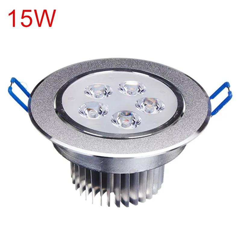 1 шт. AC85V 265V 9 Вт/15 Вт/21 Вт потолочный светодиодный светильник Epistar утопленный