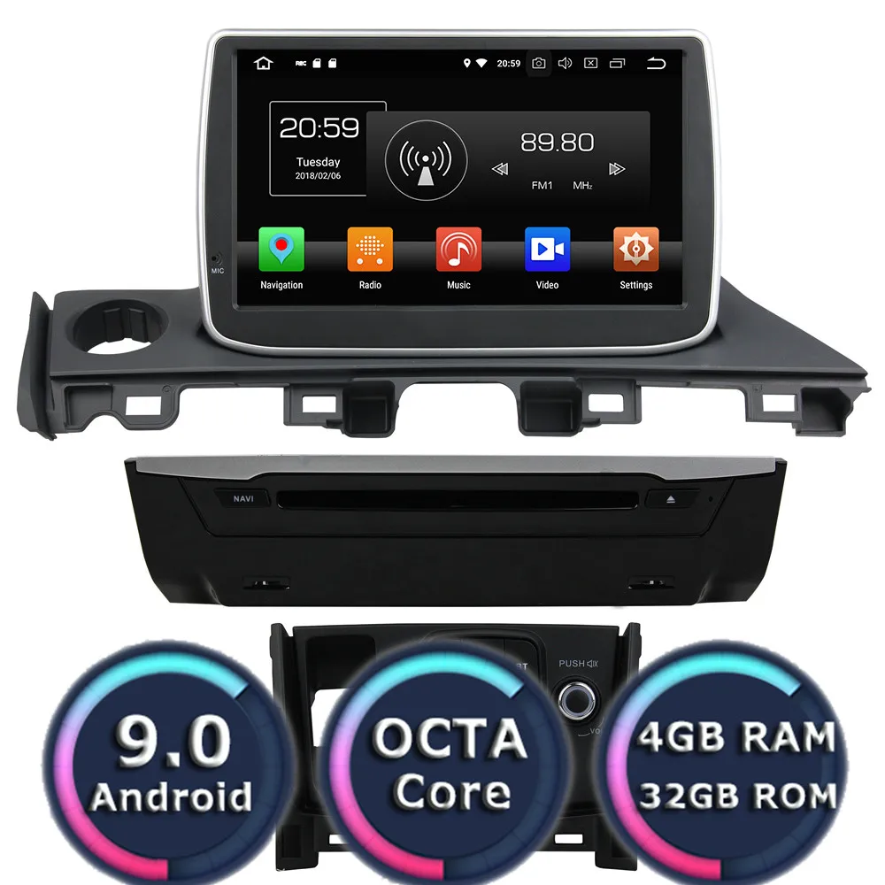 Roadlover 9 &quotAndroid 0 автомобильный DVD Automagnitol плеер Радио для Mazda 6 Atenza 2017 Стерео GPS