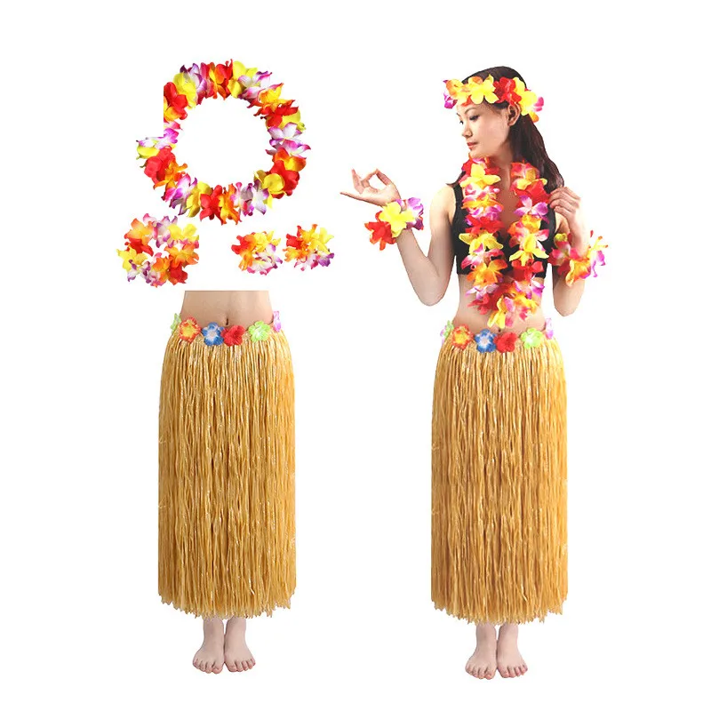 5 шт./компл. Гавайскую Гибискус шелковые искусственные цветы Гавайская юбка для костюма вечерние события в честь Дня рождения и по случаю празднования