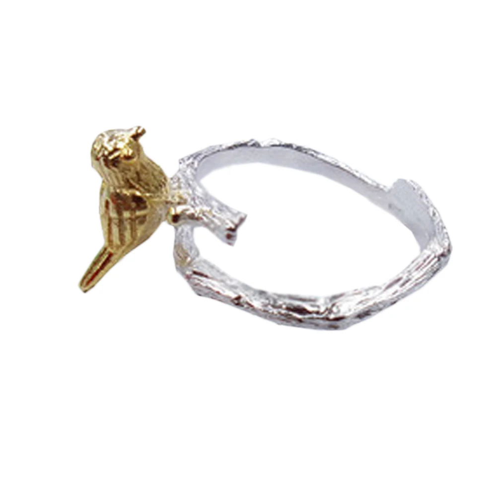 

New Arrivals cute Bird Ring For Girl Women Gift Jewelry open adjustable ring