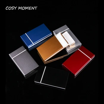 

COSY MOMEN Cigarette Case Box Slim For Women Aluminum Long Thin Case For Cigaretes boite cigarette YJ367