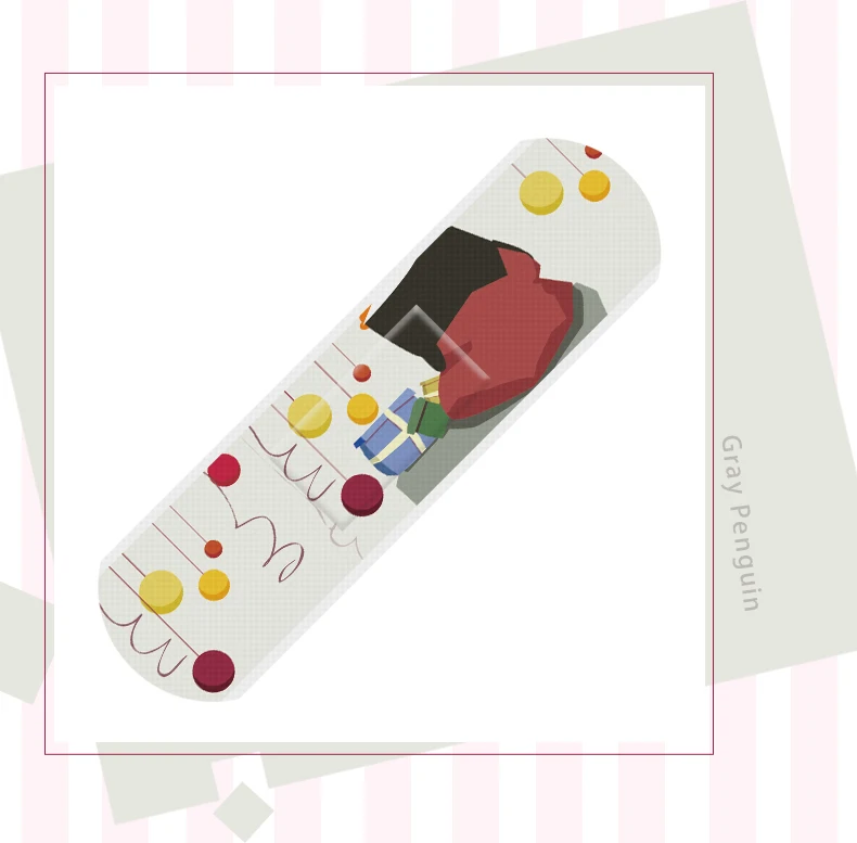120 Pcs Cartoon Cute Band Aid Breathable Hemostasis Adhesive Bandages First Aid Emergency Kit Mini Band aid For Kids Children (19)