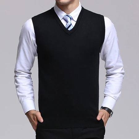 Gift For Father Dad Winter Autumn Spring Business Sweaters Sleeveless Cardigans Sweater Vest Men Vests Aliexpress