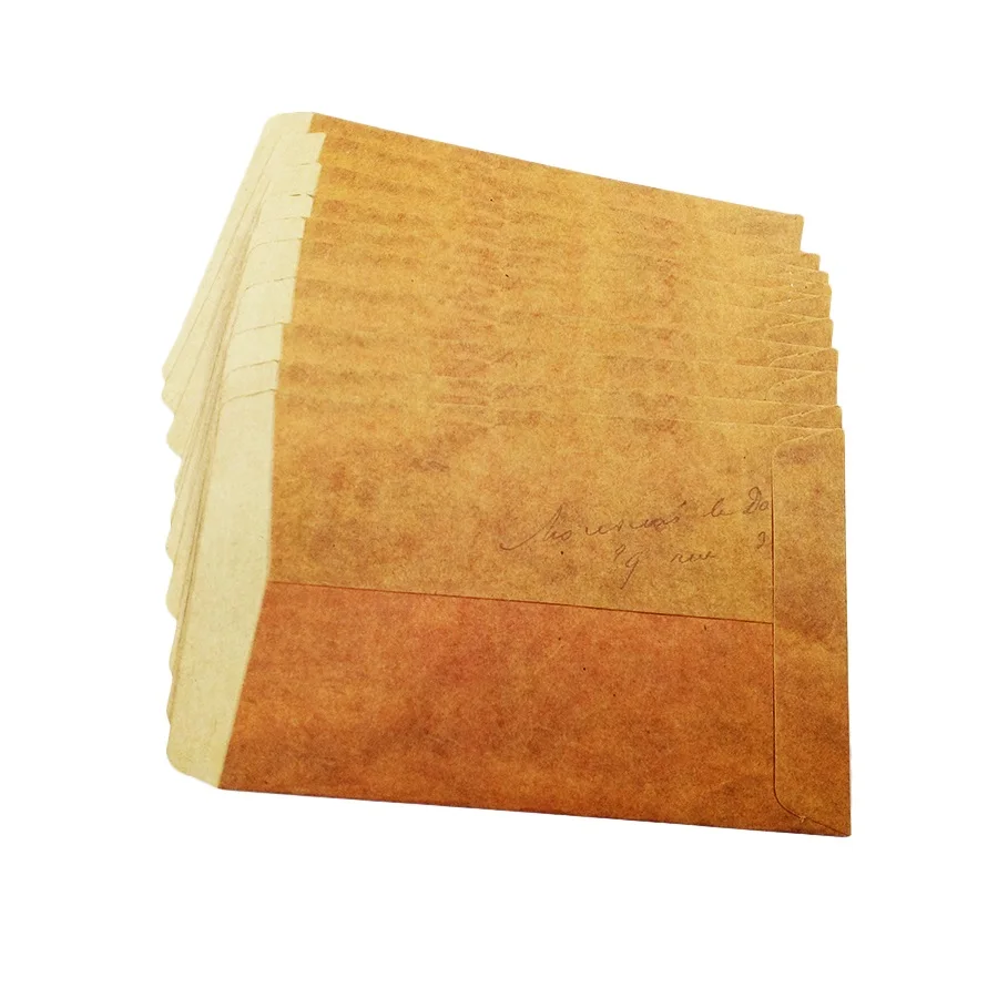 100 шт./лот, новинка, винтажные конверты из крафт-бумаги, серия штемпелей, античный Подарочный конверт, 16*11 см