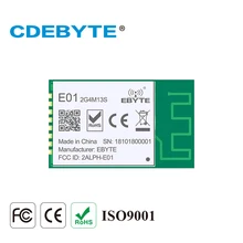 CDEBYTE E01-2G4M13S nRF24L01 PA LNA 2.4 ghz 20mW Wireless Transceiver 2.4GHz nRF24L01P PCB Antenna rf Transmitter and Receiver
