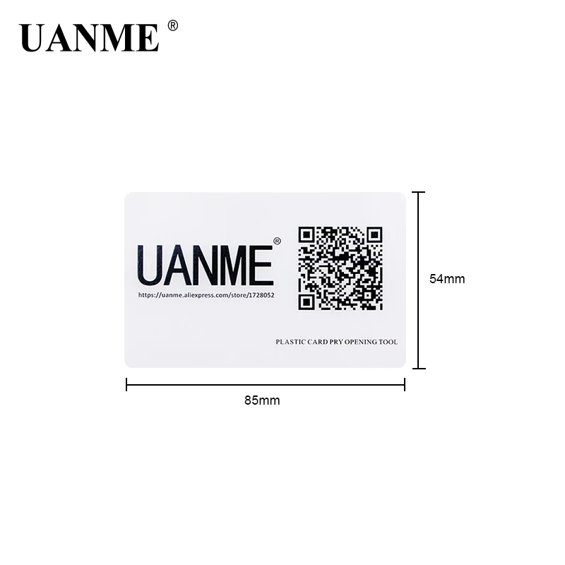 UANME 85*54 мм удобная пластиковая карта для iPhone iPad планшет скребок открытия Samsung